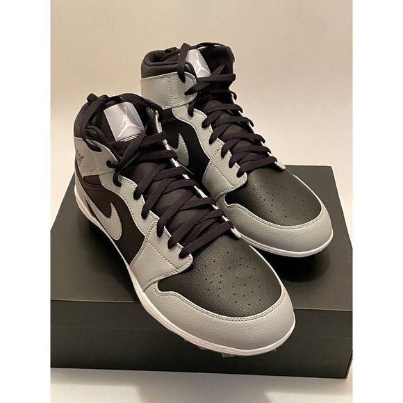 Nike Air Jordan 1 Mid TD Shadow 2.0 Football Cleats FJ6805-002 Men’s Size 14 US main image 5